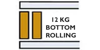 Saheco SF-12 Bottom Rolling System 12 kg