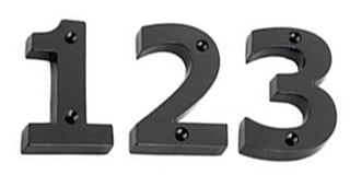 Albion Traditional Screw Fix Numbers 78 mm Black