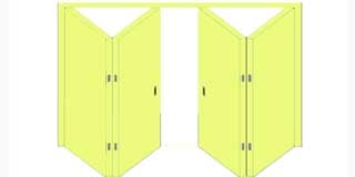 Foldaside 30 Interior Folding Door Gear Kits 30 kg