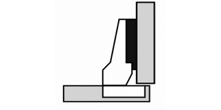 Half Overlay Kitchen Door Hinges