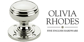 Olivia Rhodes Door Knobs with Visible Fix Roses