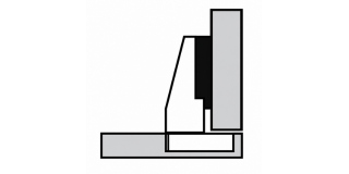 Overlay Kitchen Door Hinges