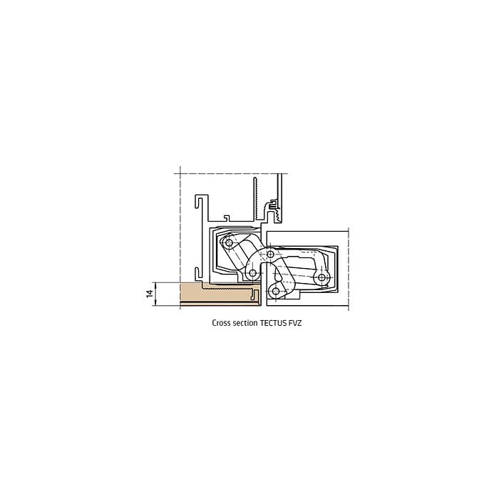 SIMONSWERK Türband TECTUS® TE 541 3D FVZ, Stahl online kaufen SIMONSWERK Türband TECTUS® TE 541 3D FVZ, Stahl online kaufen