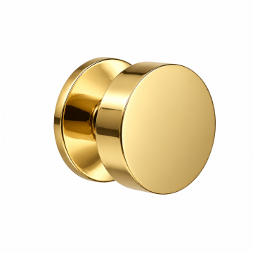 Round Disc Centre Door Knob 81 mm