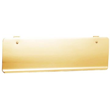 Samuel Heath Hinged Letterplate Inner Tidy 305 x 83 mm Polished Brass Lacquered