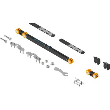 Saheco SF-P70 Single Door Fitting Set Max.70 kg with double Soft Close Standard finish