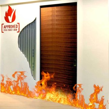 Portman Tall Single Door Kit 626-926 mm Fire Door 30 mins Approved with Jambs Standard finish