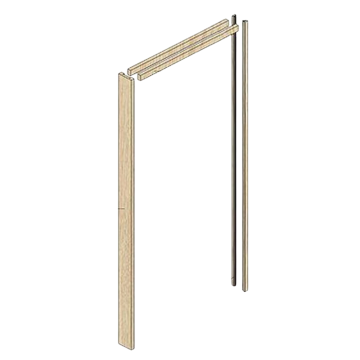 Optimo Rever Internal Jamb Finishing Kit for 125 mm Finished Wall Thickness Standard Finish