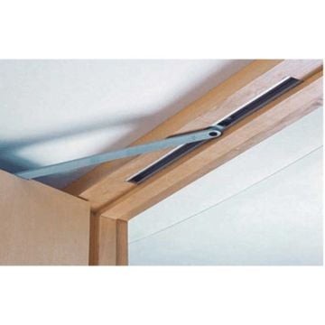 Single Action Slide Arm and Channel Silver Enamel