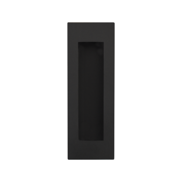 Sliding Door Flush Handle 120 x 41 mm (Matt Black Finish)