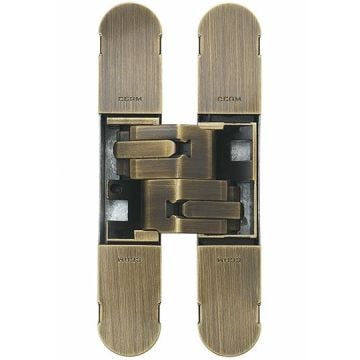 CEAM 1131 3D Concealed Hinge 80-120 kg Antique Brass Finish