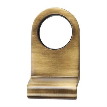 Rim Cylinder Pull Brushed Antique Brass Lacquered