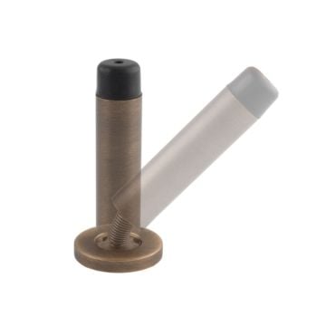 Projection Door Stop 82 mm Antique Brass Finish