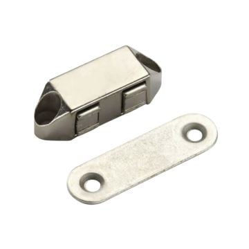 Magnetic Catch 49 mm 4 Kg Pull - Satin Nickel Finish