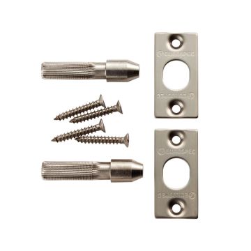 Security Hinge Bolts Stainless Steel Satin Stainless Steel