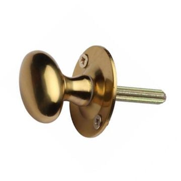 Security Thumbturn Polished Brass Lacquered