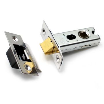 Tubular Latch Medium Spring 64mm Polished Stainless Steel
