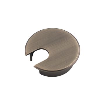 Heavy Duty Cable Outlet 73.5 mm Dia. Antique Brass Finish