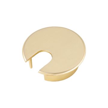 Heavy Duty Cable Outlet 73.5 mm Dia. Satin Brass Finish