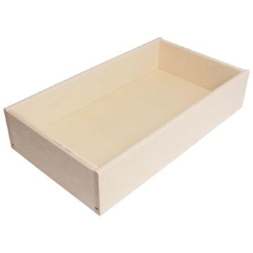 Birch Finish Drawer 90 mm High for Cabinet Width 300 mm Standard finish
