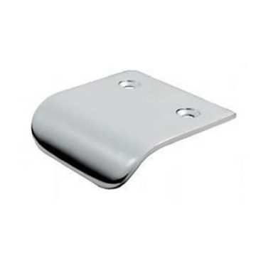 Hidden Finger Pull 75 mm Satin Chrome Plate