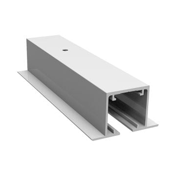 Saheco Star Recessed Sliding Door Top Track 2000 mm White