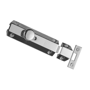 Carriage Bolt 102 mm Satin Chrome Plate