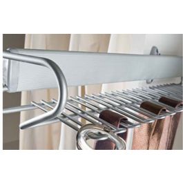 Silver Epoxy Tie & Belt Rack | 350mm Extension