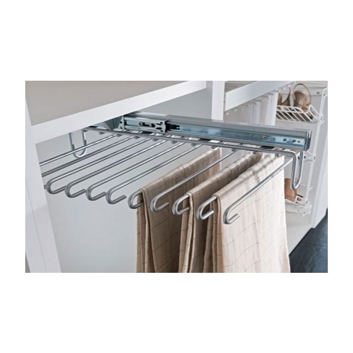 TOOL1SHOoo Pull Out Wardrobe Trouser Rack Extendable Trousers Hanger  Suitable for Wardrobe Depth 48 cm Space Saving Hangers - Walmart.com