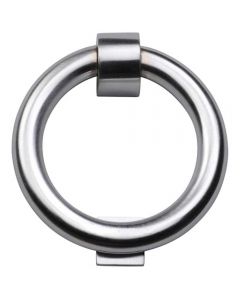 Ring Door Knocker Satin Chrome Plate