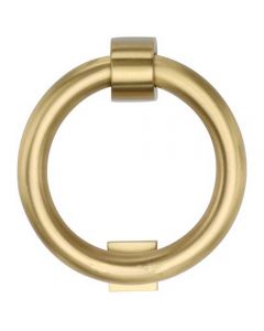 Ring Door Knocker Satin Brass Lacquered