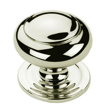 Olivia Rhodes Classic Centre Door Knob 100 mm Polished Nickel Plate