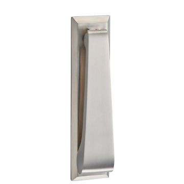 Plain Door Knocker 167 mm Satin Chrome Plate