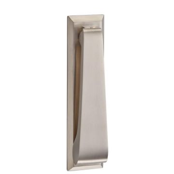 Plain Door Knocker 167 mm Satin Nickel Plate
