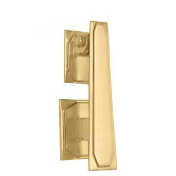 Art Deco Knocker 150 mm Satin Brass Unlacquered