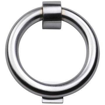 Ring Door Knocker Satin Chrome Plate
