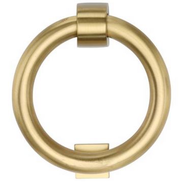 Ring Door Knocker Satin Brass Lacquered