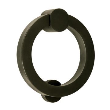 Smooth Ring Door Knocker 114 mm (Imitation Bronze Unlacquered)
