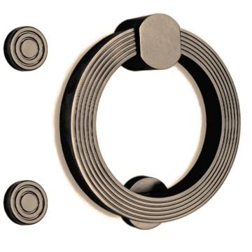 Groove Ring Door Knocker 114 mm (Imitation Bronze Unlacquered)
