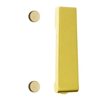 Tapered Slim Door Knocker 106 mm (Polished Brass Lacquered)