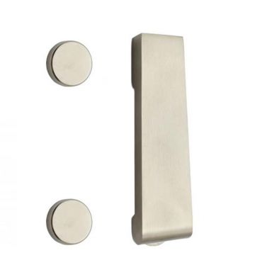 Tapered Slim Door Knocker 106 mm (Satin Nickel Plate)