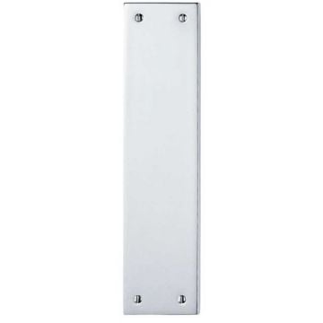 Raised Finger Plate 305 x 70 mm Polished Chrome Plate


