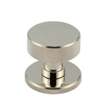 Bun Mortice Door Knob 53 mm Polished Brass Lacquered