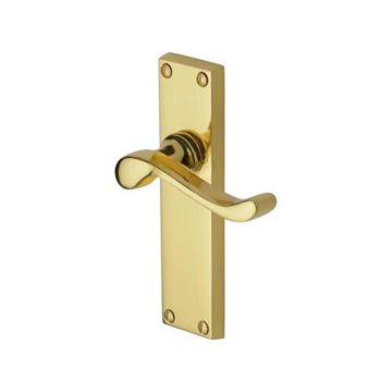 Bedford Lever Latch 155 X 40 mm Polished Brass Lacquered