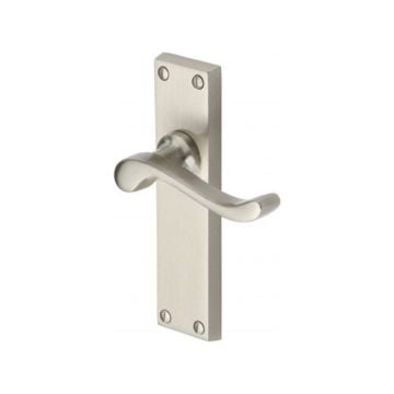 Bedford Lever Latch 155 X 40 mm Satin Nickel Plate