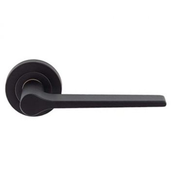 Criterion DL02 Lever Door Handle on Round Rose Imitation Bronze Lacquered