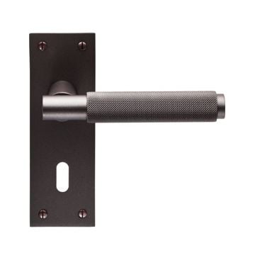 Criterion DL05 Lever Door Handle on Backplate Lock (Imitation Bronze Lacquered)