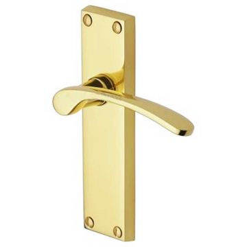 Sophia Lever Latch Polished Brass Lacquered