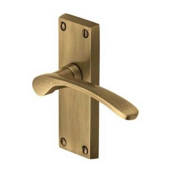 Sophia Lever Latch Brushed Antique Brass Lacquered