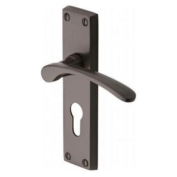 Sophia Lever Lock Brushed Antique Brass Lacquered